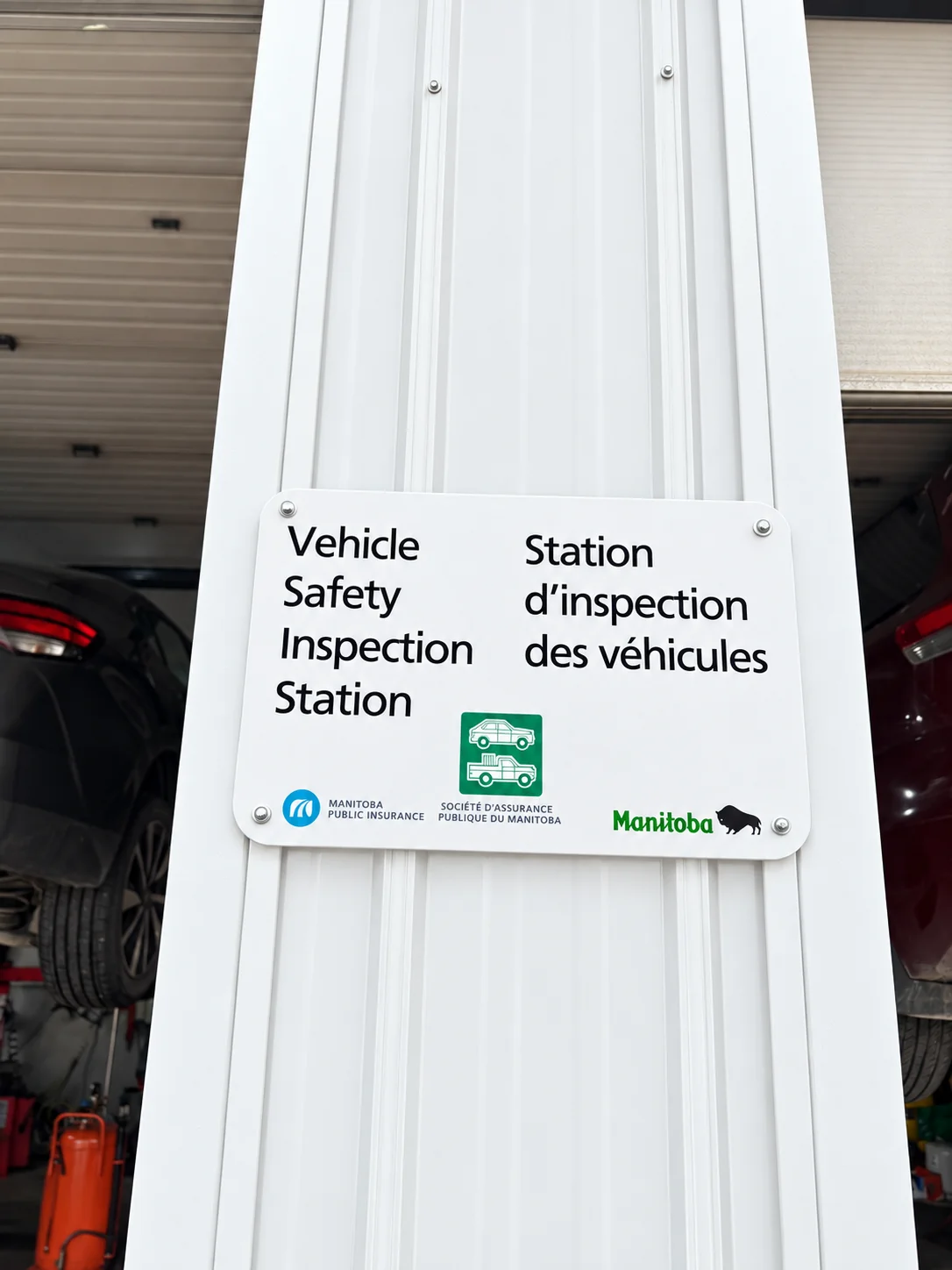 MPI vehicle safety inspection station Winnipeg