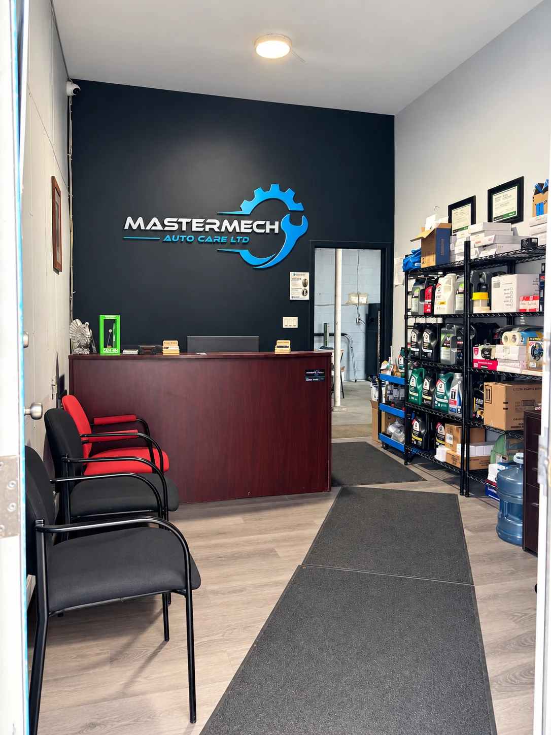 MasterMech Auto Care Winnipeg reception